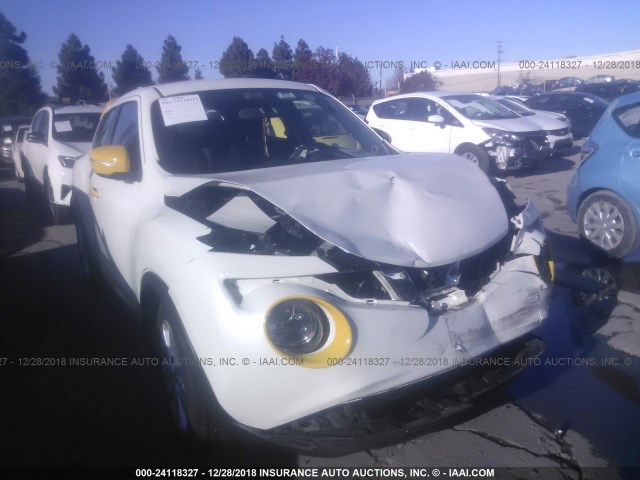 JN8AF5MR5FT502393 - 2015 NISSAN JUKE S/SV/SL/NISMO WHITE photo 1