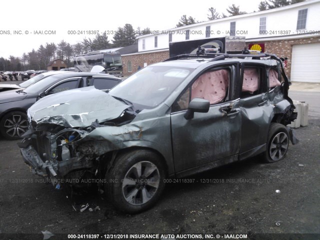 JF2SJAJC2HH471800 - 2017 SUBARU FORESTER 2.5I LIMITED GREEN photo 6