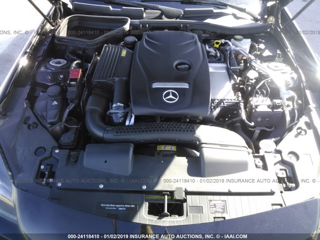 WDDPK3JA4GF122634 - 2016 MERCEDES-BENZ SLK 300 BLACK photo 10