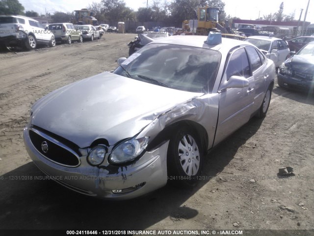 2G4WC552971197026 - 2007 BUICK LACROSSE CX SILVER photo 2