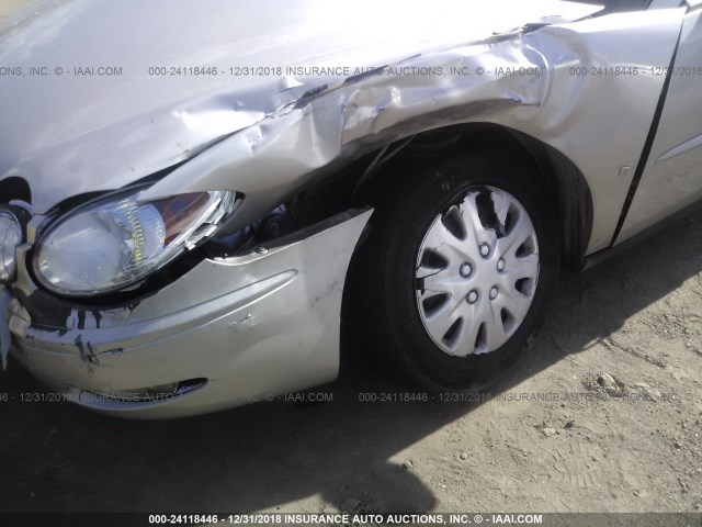 2G4WC552971197026 - 2007 BUICK LACROSSE CX SILVER photo 6