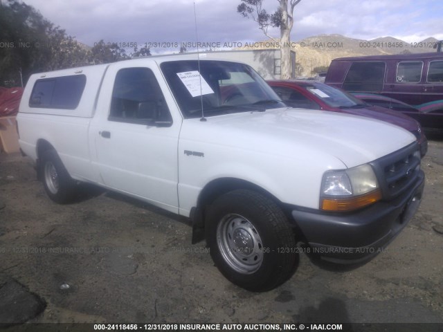 1FTYR10V2YPA91656 - 2000 FORD RANGER WHITE photo 1