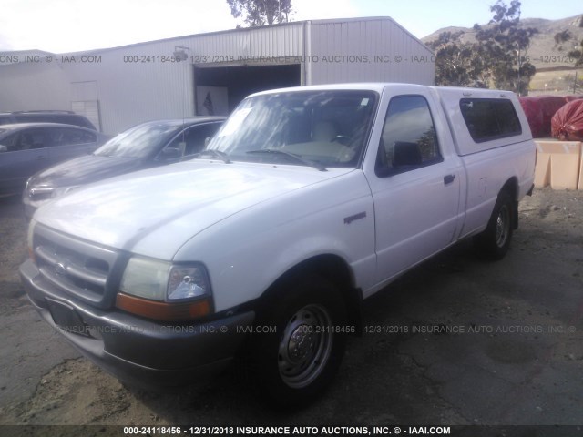 1FTYR10V2YPA91656 - 2000 FORD RANGER WHITE photo 2