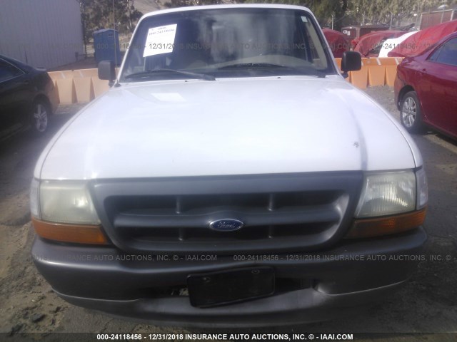 1FTYR10V2YPA91656 - 2000 FORD RANGER WHITE photo 6