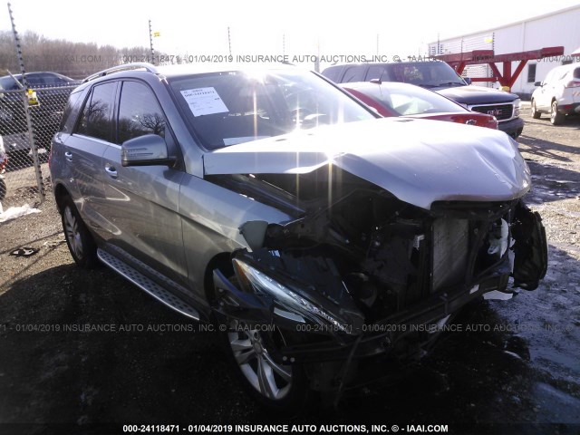 4JGDA5HB3DA231746 - 2013 MERCEDES-BENZ ML 350 4MATIC GRAY photo 1