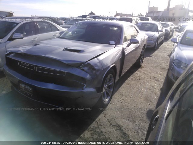 2C3CDZAG4GH280193 - 2016 DODGE CHALLENGER SXT GRAY photo 2