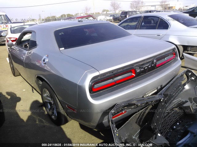 2C3CDZAG4GH280193 - 2016 DODGE CHALLENGER SXT GRAY photo 3