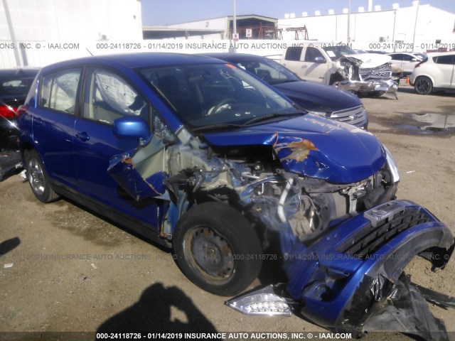 3N1BC1CP1BL390565 - 2011 NISSAN VERSA S/SL BLUE photo 1