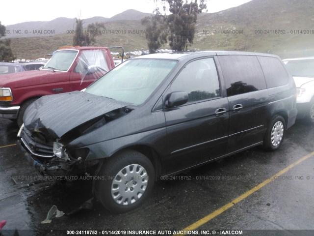 5FNRL18523B148757 - 2003 HONDA ODYSSEY LX GRAY photo 2