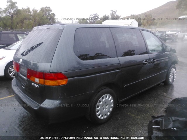 5FNRL18523B148757 - 2003 HONDA ODYSSEY LX GRAY photo 4