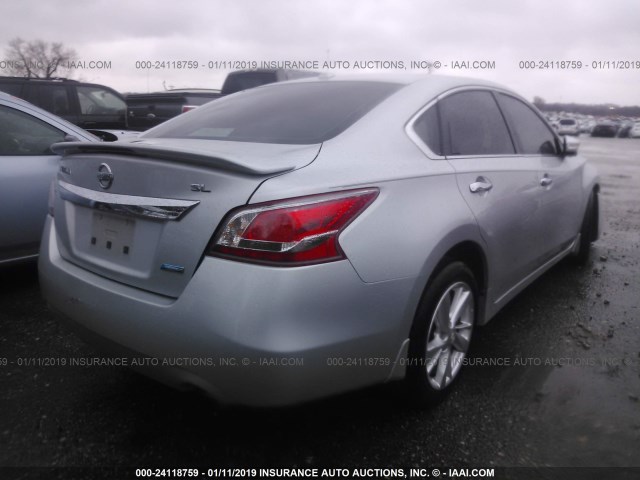 1N4AL3AP5DN554979 - 2013 NISSAN ALTIMA 2.5/S/SV/SL SILVER photo 4