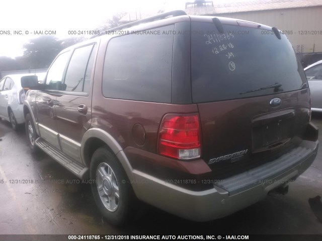 1FMFU185X6LA39962 - 2006 FORD EXPEDITION EDDIE BAUER BURGUNDY photo 3