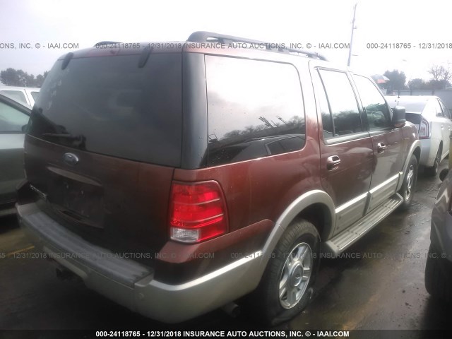 1FMFU185X6LA39962 - 2006 FORD EXPEDITION EDDIE BAUER BURGUNDY photo 4