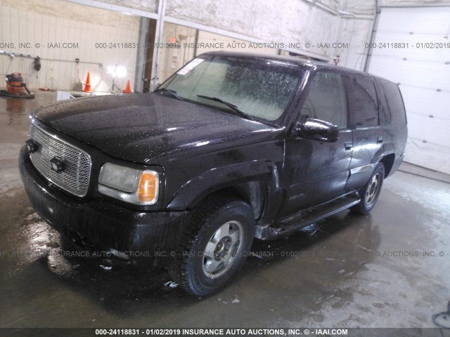 1GKEK13R6XR904462 - 1999 GMC DENALI BLACK photo 2