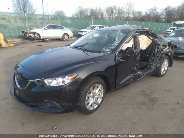 JM1GJ1U64F1176567 - 2015 MAZDA 6 SPORT BLACK photo 2