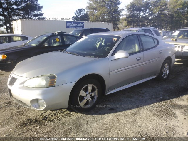 2G2WP552081111682 - 2008 PONTIAC GRAND PRIX SILVER photo 2