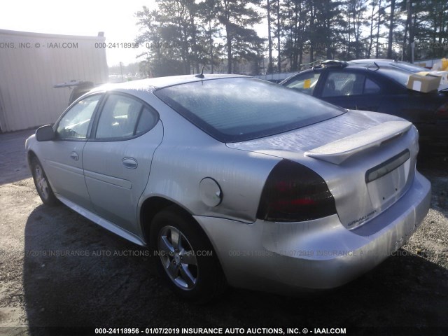 2G2WP552081111682 - 2008 PONTIAC GRAND PRIX SILVER photo 3