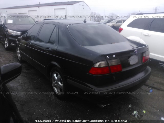 YS3EF48Z113042345 - 2001 SAAB 9-5 SE BLACK photo 3