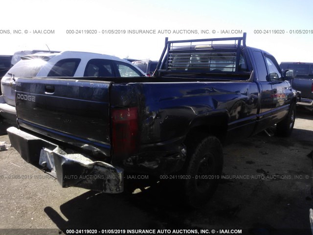 3B7KC23Z71G763734 - 2001 DODGE RAM 2500 BLUE photo 4