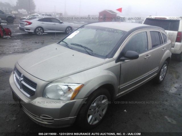 1B3CB4HA7AD596960 - 2010 DODGE CALIBER SXT GOLD photo 2