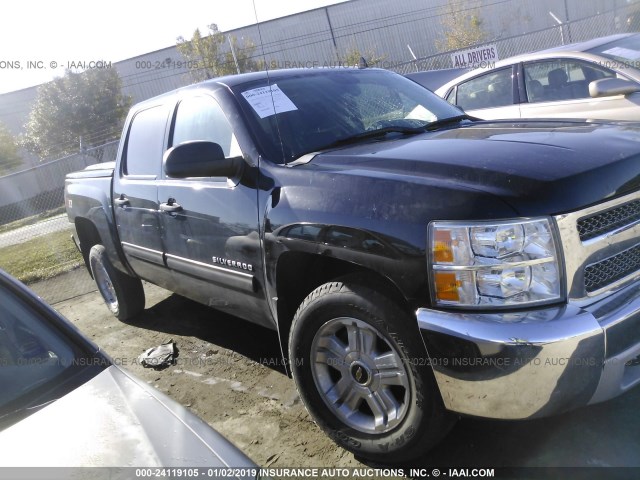 3GCPKSE74DG133646 - 2013 CHEVROLET SILVERADO K1500 LT BLACK photo 1