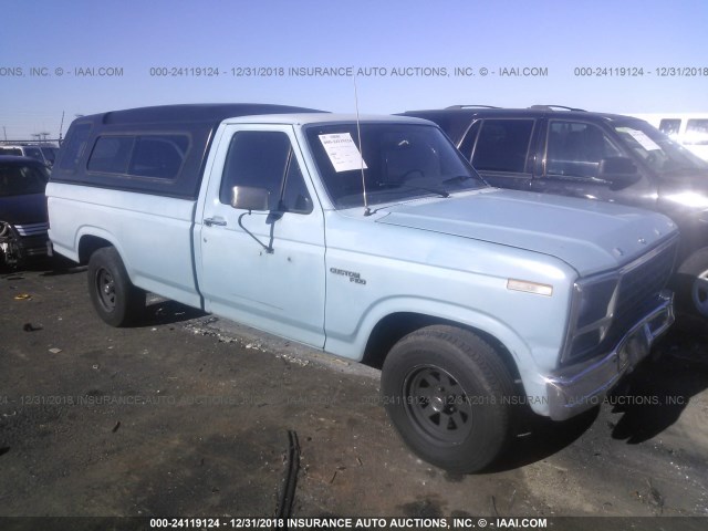 F10ERHJ2565 - 1980 FORD F100 BLUE photo 1