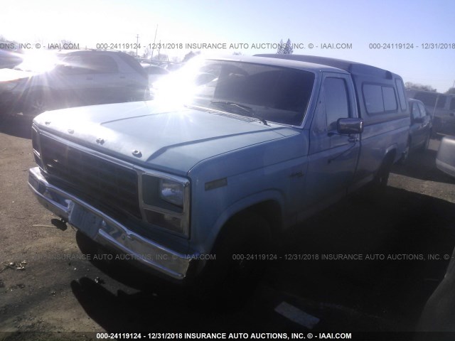 F10ERHJ2565 - 1980 FORD F100 BLUE photo 2