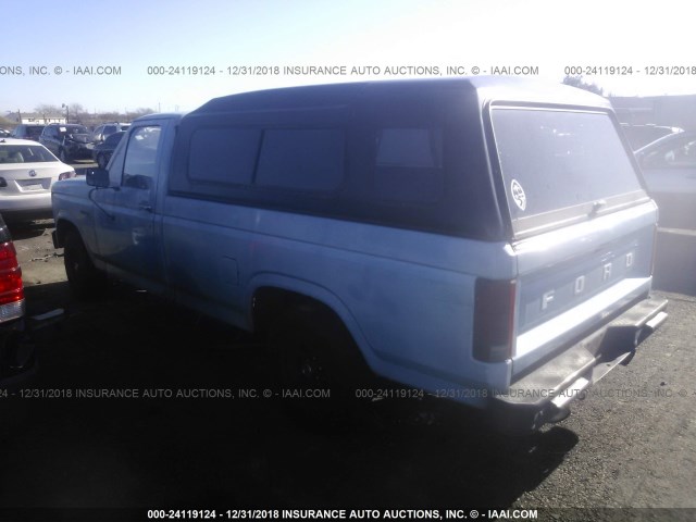 F10ERHJ2565 - 1980 FORD F100 BLUE photo 3