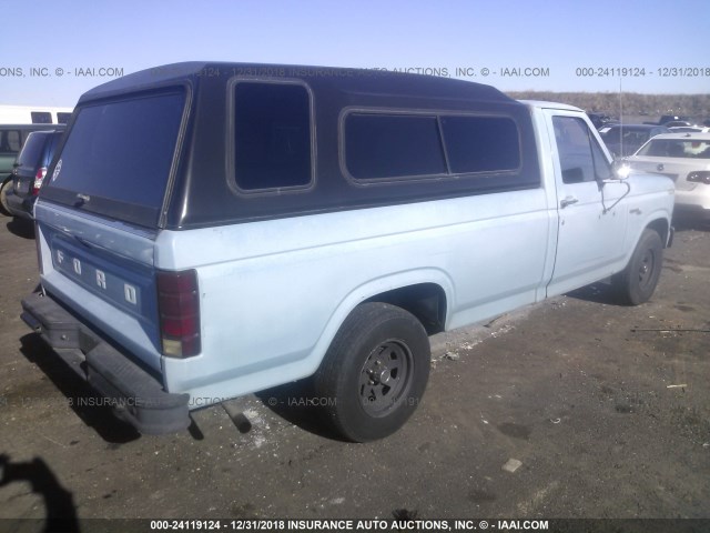 F10ERHJ2565 - 1980 FORD F100 BLUE photo 4