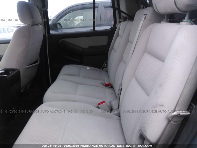 1FMEU73E58UA66800 - 2008 FORD EXPLORER XLT WHITE photo 8