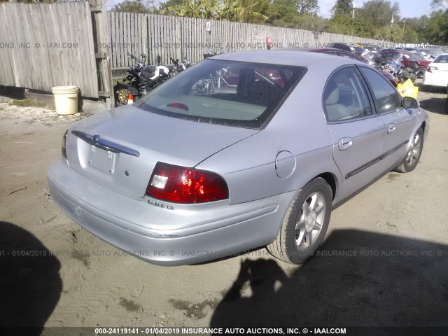 1MEFM55S41A619801 - 2001 MERCURY SABLE LS PREMIUM SILVER photo 4