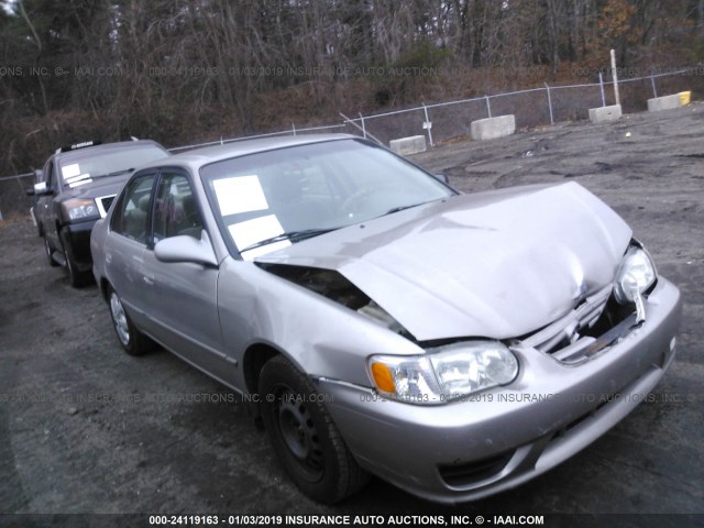 2T1BR12E81C388096 - 2001 TOYOTA COROLLA CE/LE/S TAN photo 1