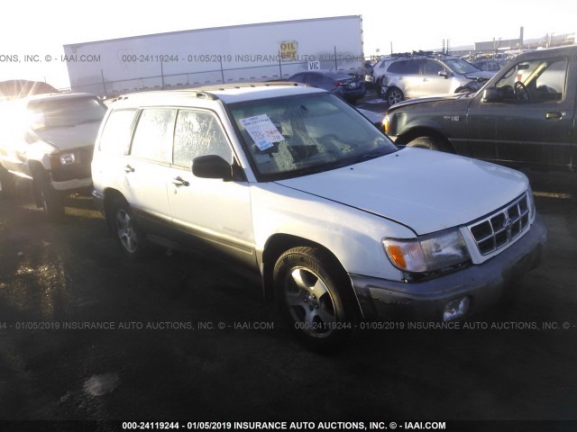 JF1SF6558YH700902 - 2000 SUBARU FORESTER S Ağ foto 1