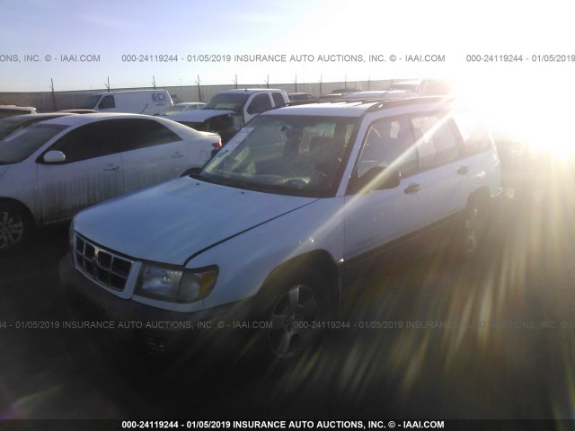 JF1SF6558YH700902 - 2000 SUBARU FORESTER S Ağ foto 2