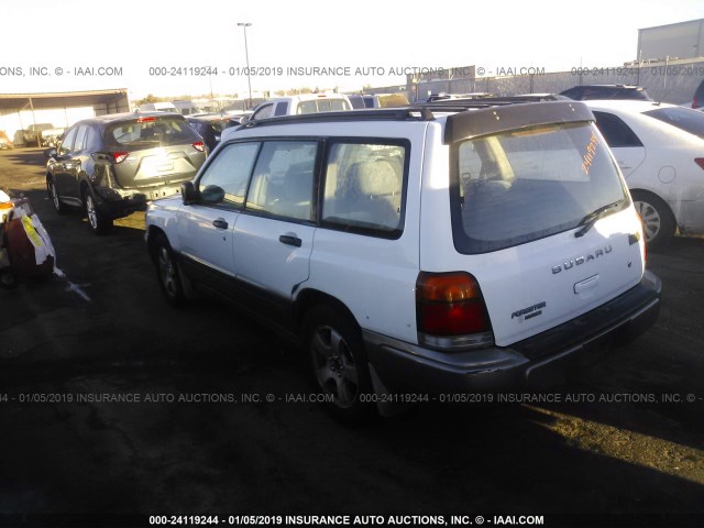 JF1SF6558YH700902 - 2000 SUBARU FORESTER S Ağ foto 3