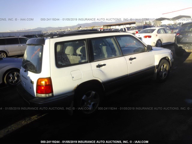 JF1SF6558YH700902 - 2000 SUBARU FORESTER S Ağ foto 4