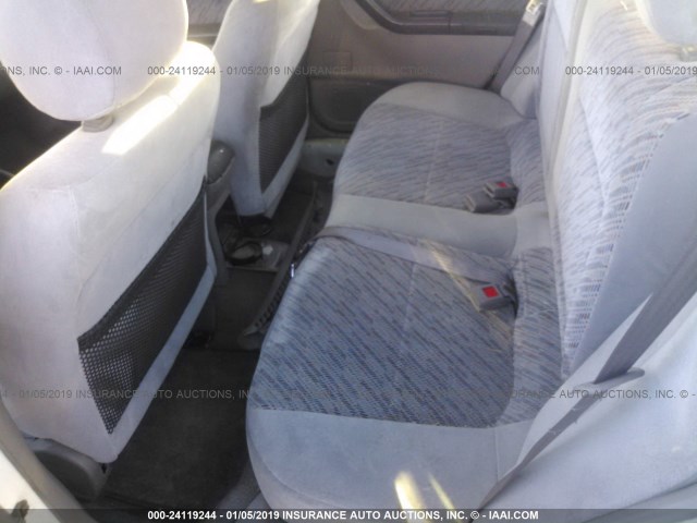 JF1SF6558YH700902 - 2000 SUBARU FORESTER S Ağ foto 8