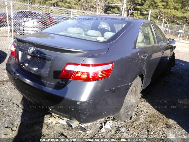 4T1BE46K79U326079 - 2009 TOYOTA CAMRY SE/LE/XLE GRAY photo 4