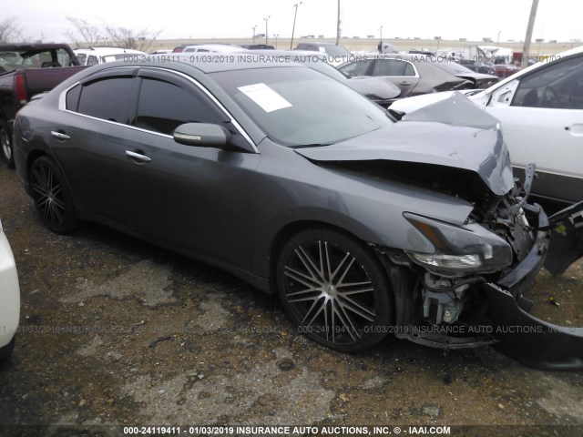 1N4AA5AP7AC862101 - 2010 NISSAN MAXIMA S/SV GRAY photo 1