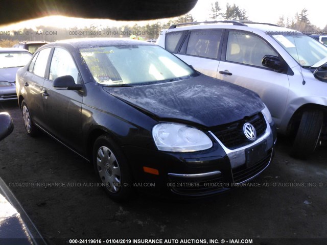 3VWPF71K35M614371 - 2005 VOLKSWAGEN NEW JETTA VALUE BLACK photo 1