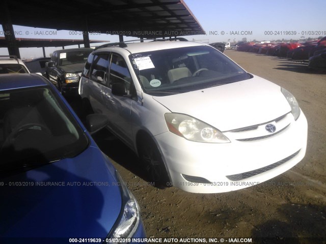 5TDZK23CX8S101610 - 2008 TOYOTA SIENNA CE/LE WHITE photo 1