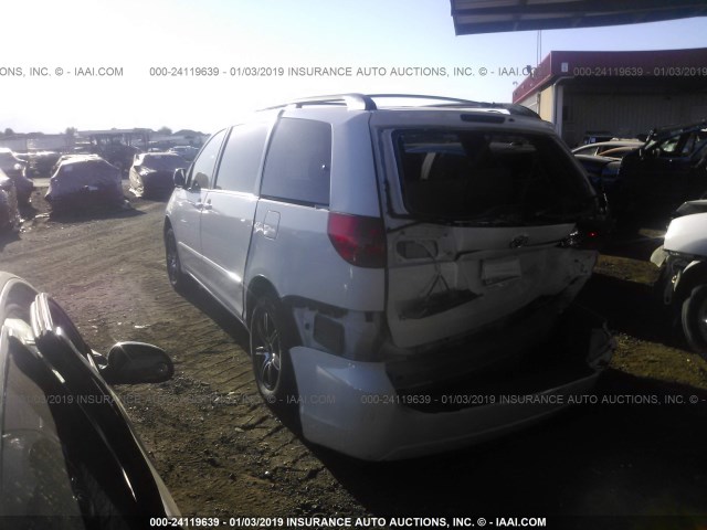 5TDZK23CX8S101610 - 2008 TOYOTA SIENNA CE/LE WHITE photo 3