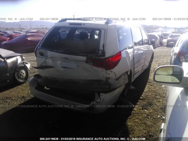 5TDZK23CX8S101610 - 2008 TOYOTA SIENNA CE/LE WHITE photo 4