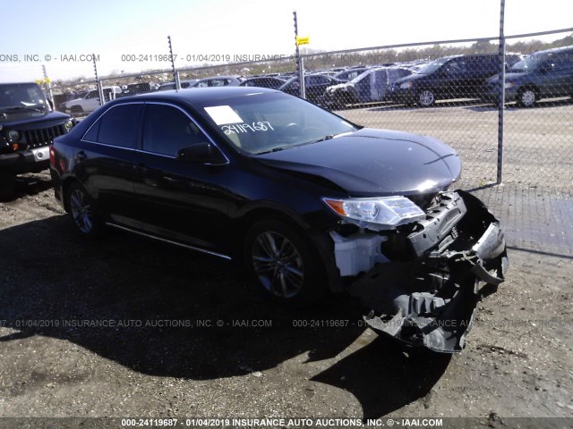 4T1BF1FK4CU129471 - 2012 TOYOTA CAMRY SE/LE/XLE 黑色 照片 1