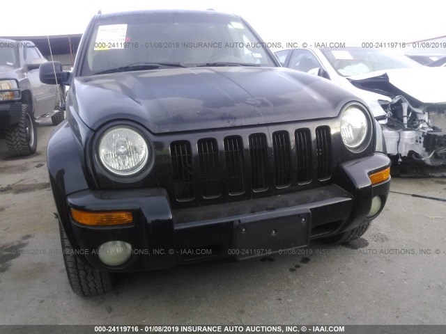 1J4GK58K42W351340 - 2002 JEEP LIBERTY LIMITED BLACK photo 6