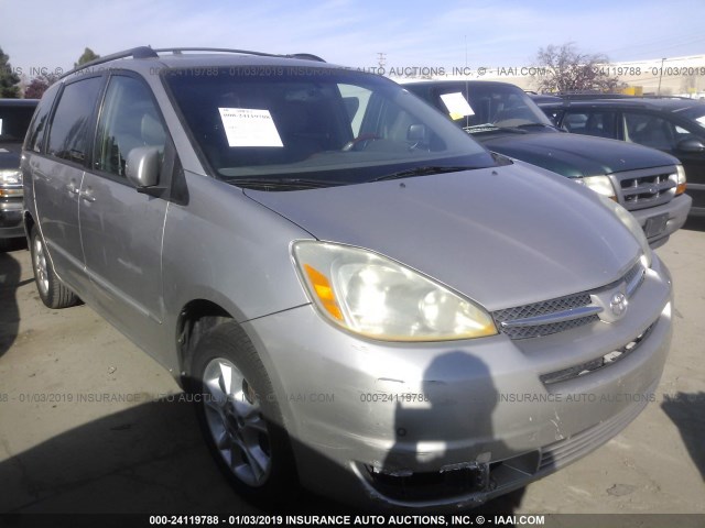 5TDZA22C74S094758 - 2004 TOYOTA SIENNA XLE/XLE LIMITED SILVER photo 1