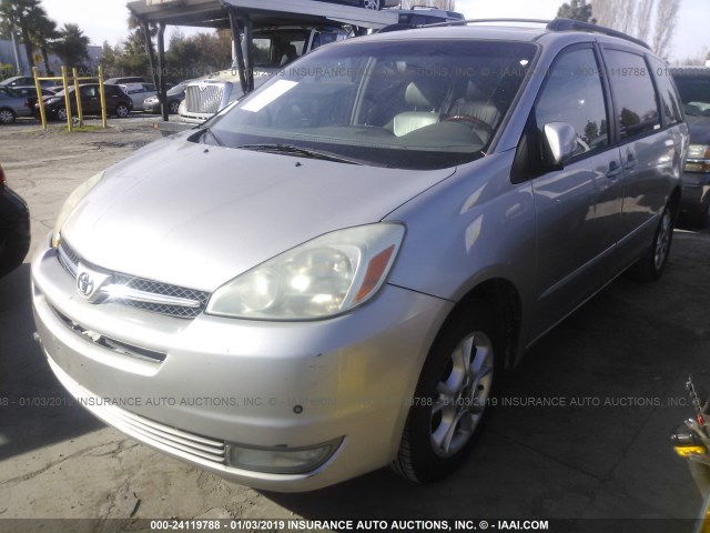 5TDZA22C74S094758 - 2004 TOYOTA SIENNA XLE/XLE LIMITED SILVER photo 2