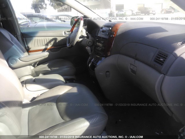 5TDZA22C74S094758 - 2004 TOYOTA SIENNA XLE/XLE LIMITED SILVER photo 5