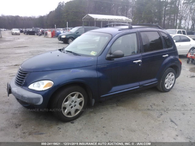 3C4FY48B52T302115 - 2002 CHRYSLER PT CRUISER CLASSIC BLUE photo 2