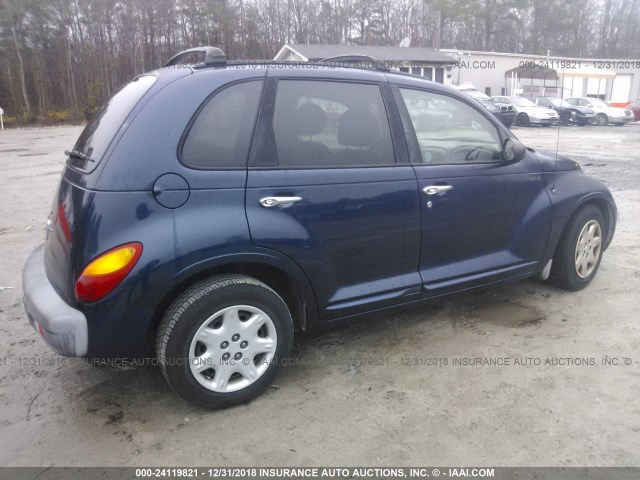 3C4FY48B52T302115 - 2002 CHRYSLER PT CRUISER CLASSIC BLUE photo 4